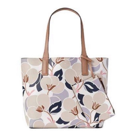 kate spade Handbags - KATE SPADE reversible tote and wristlet combo!
